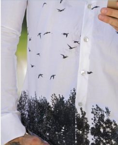  Estampas criativas - Pássaros / Camisa Silhouette Seu Zé For Men