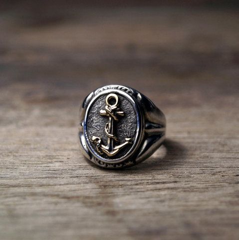 Anéis/Rings Masculinos/Tomboy - Náuticos / Imagem: Pinterest / Reprodução 