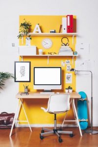 Home Office Pequeno: 20 exemplos! Sala/Decoração/decoration - Photo: Reprodução 