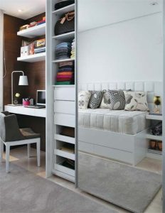 Home Office Pequeno: 20 exemplos! Quarto/Decoração/decoration – Photo: Reprodução 