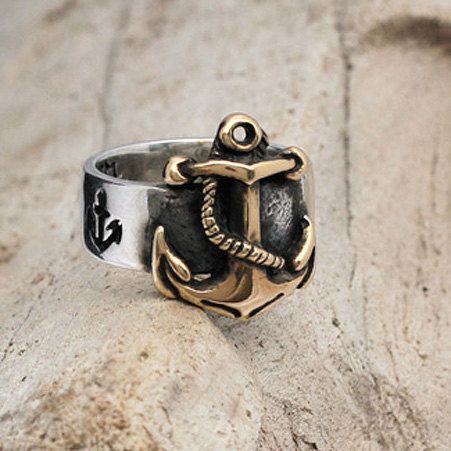 Anéis/Rings Masculinos/Tomboy - Náuticos / Imagem: Pinterest / Reprodução 