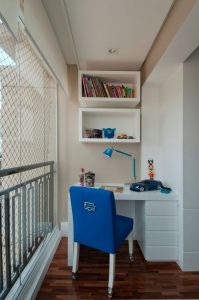 Home Office Pequeno: 20 exemplos! Varanda/Decoração/decoration – Photo: Reprodução