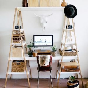  Home Office Pequeno: 20 exemplos! Quarto/Decoração/decoration – Photo: Reprodução