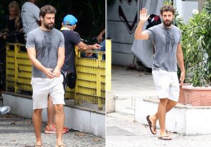 Look com chinelos / Moda Masculina/Tomboy Imagem: Reprodução