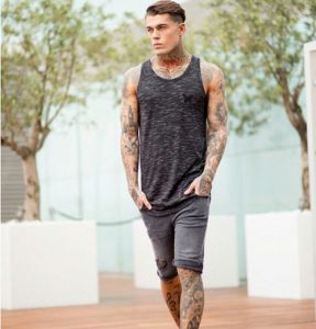 Look com chinelos / Moda Masculina/Tomboy Imagem: Reprodução