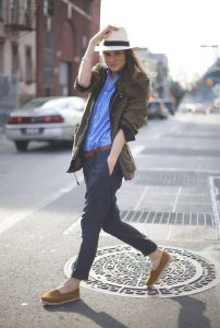 Calça Chino / Tomboy - Blog Bugre Moda / Pinterest / Reprodução 