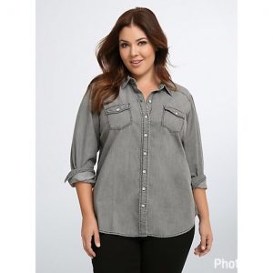Camisa de botões casual / Tomboy - Blog Bugre Moda / Pinterest / Reprodução 