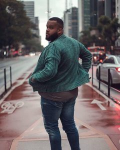 Entrevista: Modelo Plus Size Akeen Dos Santos / Imagem: Sem Preconceito Tricot / Kelvinyule / Reprodução 