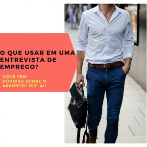 O que usar em uma entrevista de emprego/Homens - Bugre Moda/ Imagem: Reprodução 