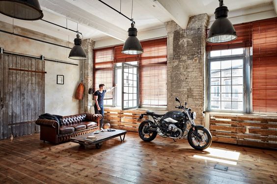 20 ideias de decoração para os apaixonados por motos! Blog Bugre Moda / Imagem: Reprodução 