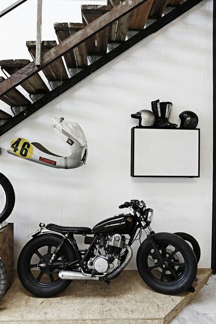 20 ideias de decoração para os apaixonados por motos! Blog Bugre Moda / Imagem: Reprodução 