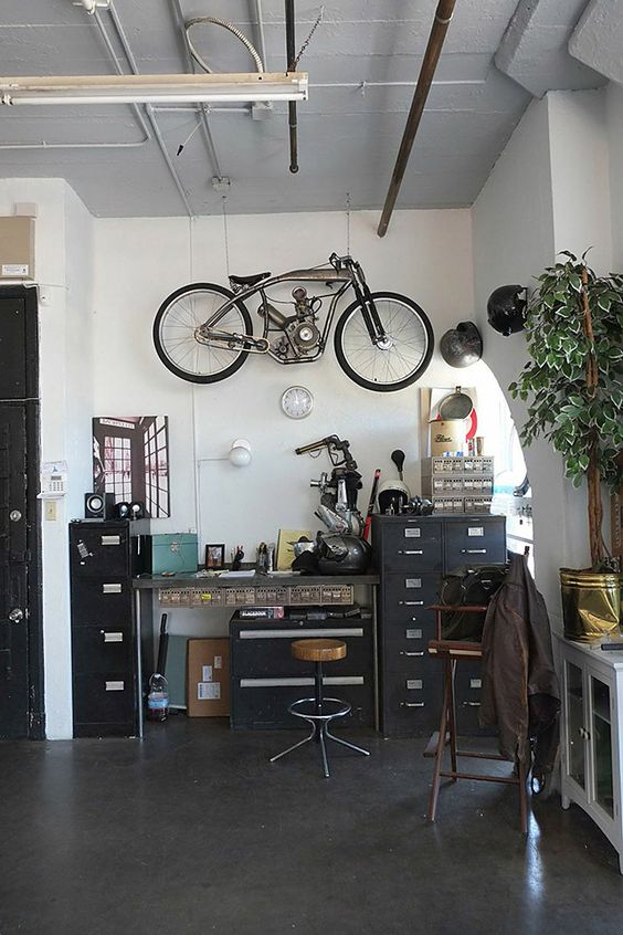 20 ideias de decoração para os apaixonados por motos! Blog Bugre Moda / Imagem: Reprodução 