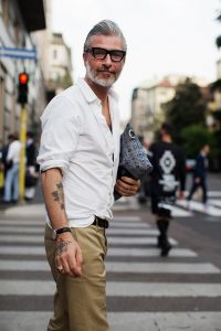 Looks para homens maduros / Blog Bugre Moda / Imagem: Reprodução 