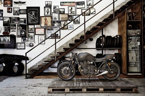 20 ideias de decoração para os apaixonados por motos! Blog Bugre Moda / Imagem: Reprodução 