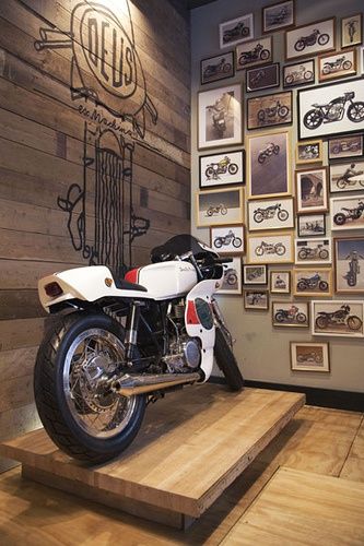 20 ideias de decoração para os apaixonados por motos! Blog Bugre Moda / Imagem: Reprodução 