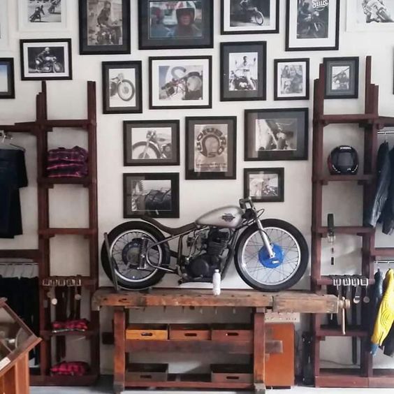 30 ideias de decoração para os apaixonados por motos! Blog Bugre Moda / Imagem: Reprodução 