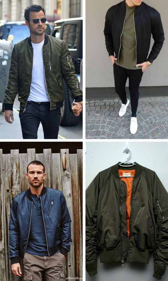 40 Ideias de jaquetas bomber - Moda masculina / Bugre Moda / Imagem: Reprodução