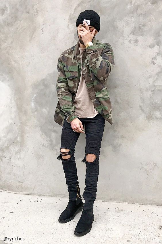 45 ideias de Moda Camuflada! HOmens / Blog Bugre Moda / Imagens: Reprodução