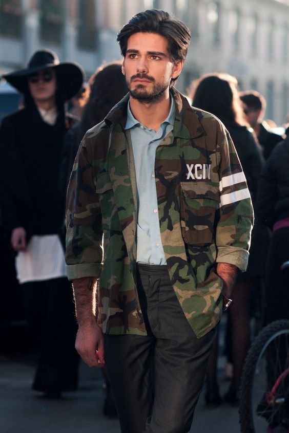 45 ideias de Moda Camuflada! Homens / Blog Bugre Moda / Imagens: Reprodução