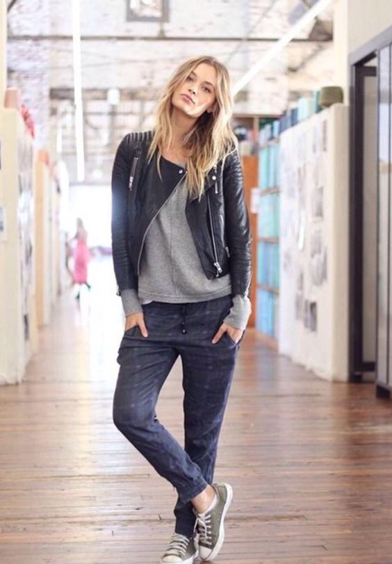 Jaqueta de couro preta / Estilo Tomboy / Blog Bugre Moda / Imagem: Reprodução