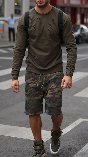 45 ideias de Moda Camuflada! Homens / Blog Bugre Moda / Imagens: Reprodução