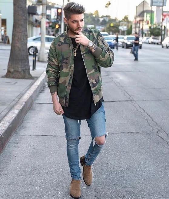 45 ideias de Moda Camuflada! Homens / Blog Bugre Moda / Imagens: Reprodução