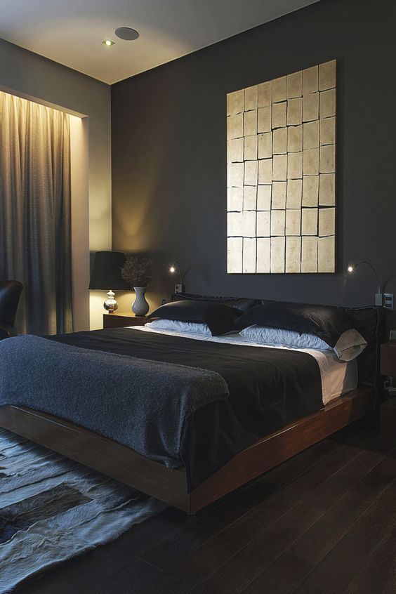 30 Inspirações de design para o quarto masculinos / Blog Bugre Moda / Imagem: Reprodução