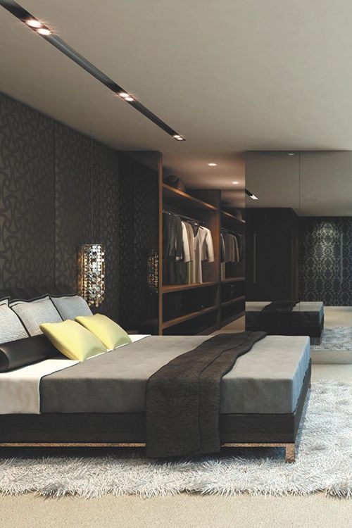 30 Inspirações de design para o quarto masculinos / Blog Bugre Moda / Imagem: Reprodução