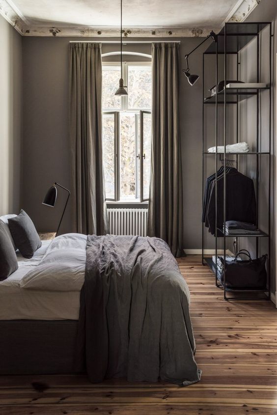 30 Inspirações de design para o quarto masculinos / Blog Bugre Moda / Imagem: Reprodução