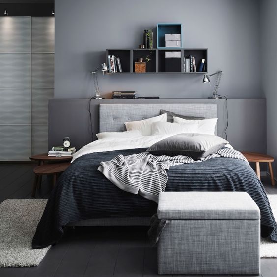 30 Inspirações de design para o quarto masculinos / Blog Bugre Moda / Imagem: Reprodução