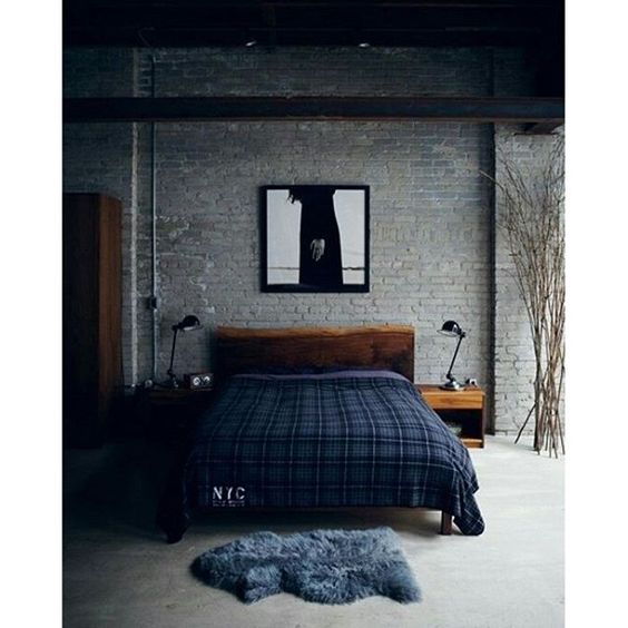 30 Inspirações de design para o quarto masculinos / Blog Bugre Moda / Imagem: Reprodução