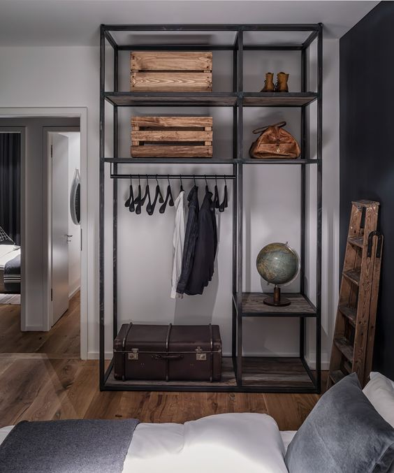 30 Inspirações de design para o quarto masculinos / Blog Bugre Moda / Imagem: Reprodução