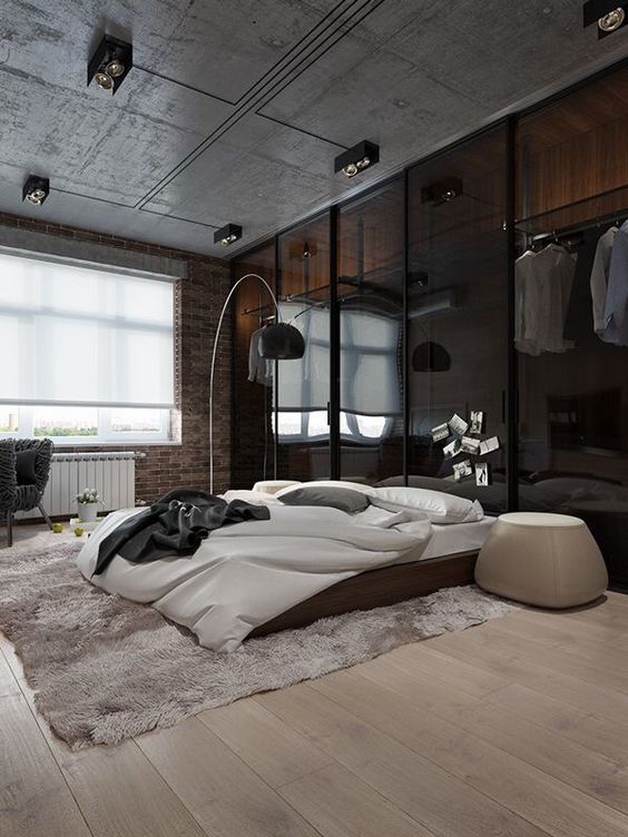 30 Inspirações de design para o quarto masculinos / Blog Bugre Moda / Imagem: Reprodução