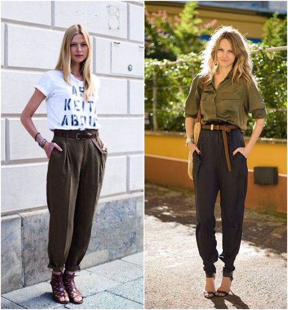 Calça Clochard / Estilo Tomboy / Blog Bugre Moda / Imagem: Pinterest / Reprodução 