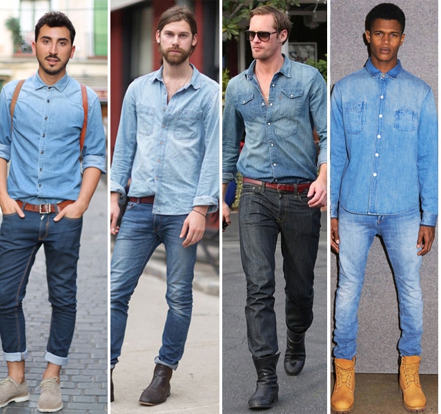 Como usar camisas jeans! Moda Masculina e Tomboy! – Bugre