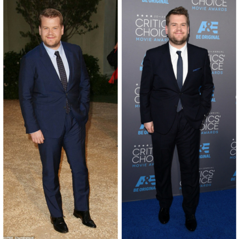 Jamens Corden - Ternos e gordinhos / Blog Bugre Moda / Imagem: Reprodução 