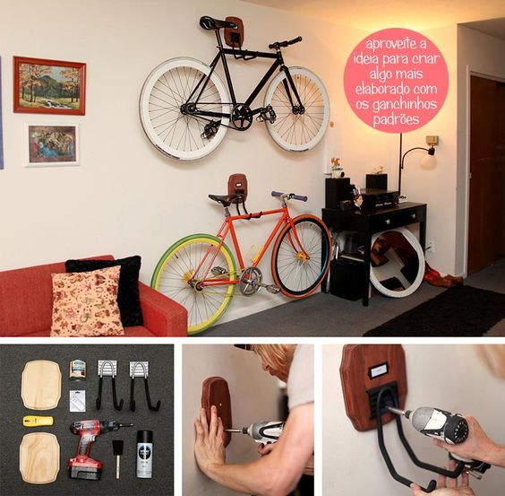 15 ideias! Bikes, decoração, praticidade! Blog Bugre Moda/ Imagens: Reprodução 