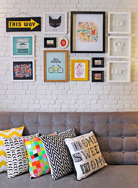 30 Ideias de quadrinhos decorativos / Blog Bugre Moda / Imagem: Reprodução 