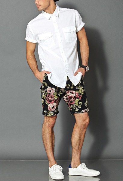 30 ideias de shorts tropicais/criativos - Blog Bugre Moda / Imagem: Reprodução 