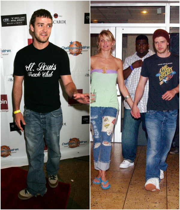 Evolução de estilo para homens maduros! George Clooney e Justin Timberlake!