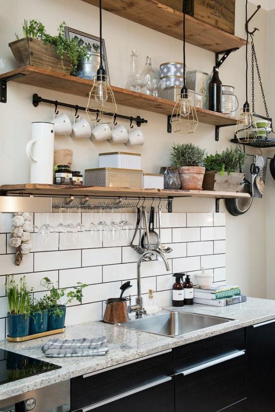 25 Ideias de parede de tijolos para cozinha! Decoração! Blog Bugre Moda/ Imagem: Reprodução 