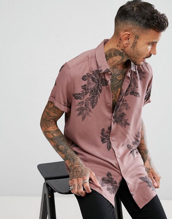 Camisas com grandes estampas! Cores e formas! Parte 2! Moda Masculina e Tomboy!