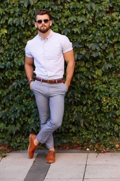 10 Ideias de looks para homens fortes! Blog Bugre Moda! Imagem: Reprodução