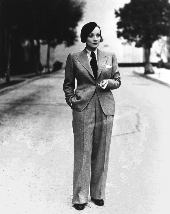 Marlene Dietrich - Você sabe o que é estilo Tomboy? Blog Bugre Moda/ Imagem: Pinterest/Reprodução 