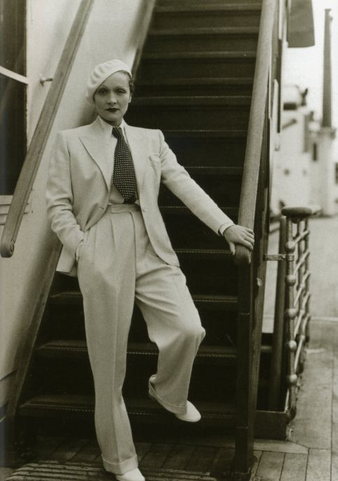 Marlene Dietrich - Você sabe o que é estilo Tomboy? Blog Bugre Moda/ Imagem: Pinterest/Reprodução 