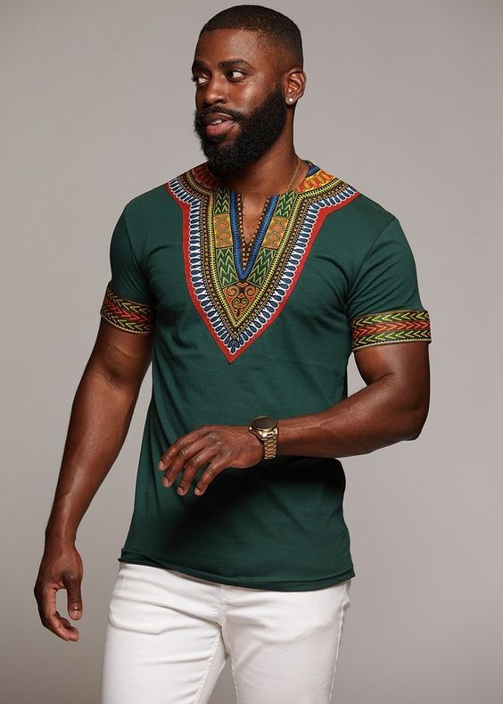 Camisas e batas dashiki/África /Blog Bugre Moda – Imagem: Empresa Diyanu