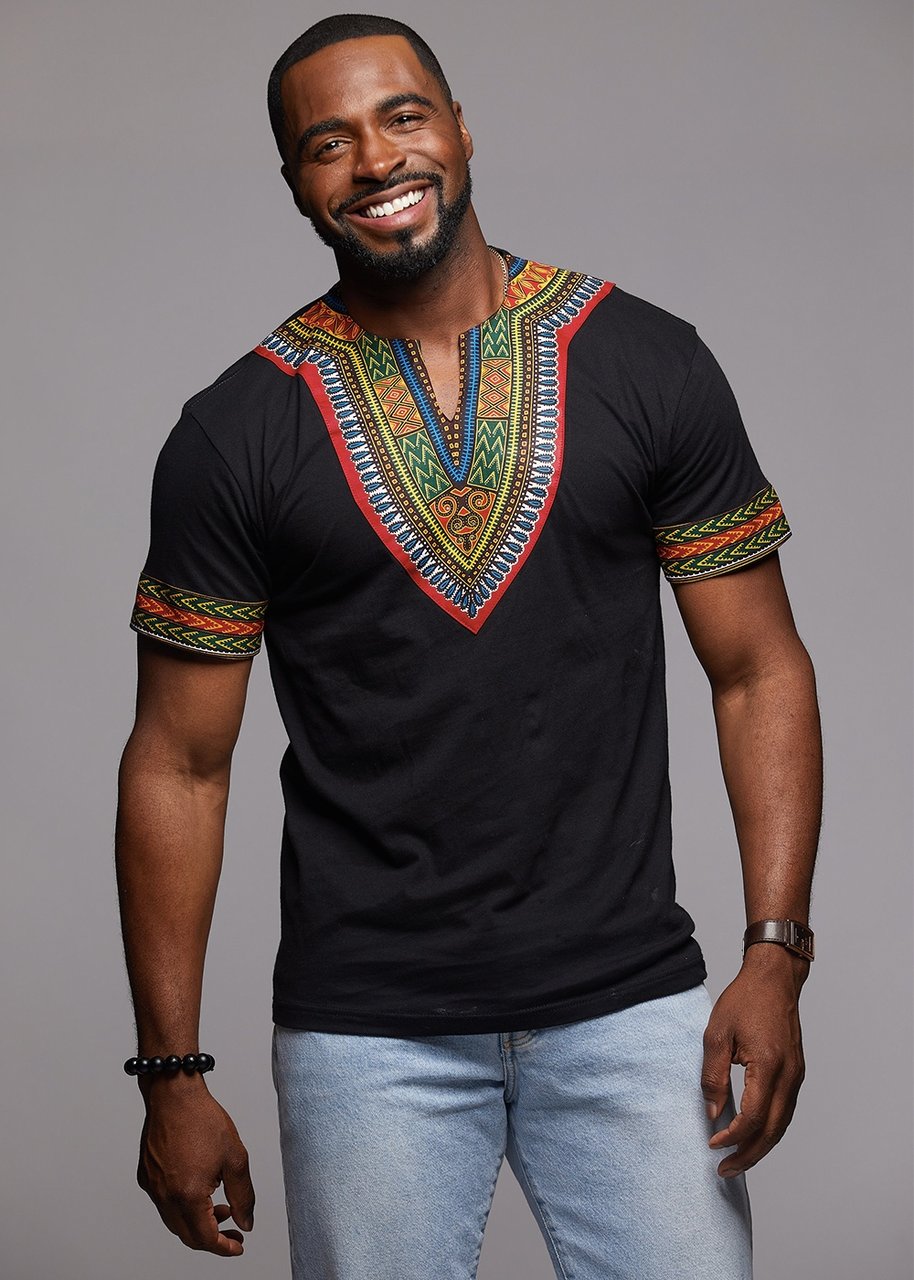 Camisas e batas dashiki/África /Blog Bugre Moda – Imagem: Empresa Diyanu