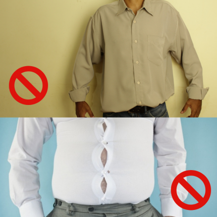 Não usar / Looks para homens maduros / Parte 2 / Blog Bugre Moda / Imagem: Reprodução 