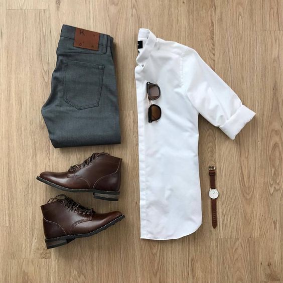 15 Combos para trabalho!  Moda Masculina / Tomboy / Imagem: Reprodução