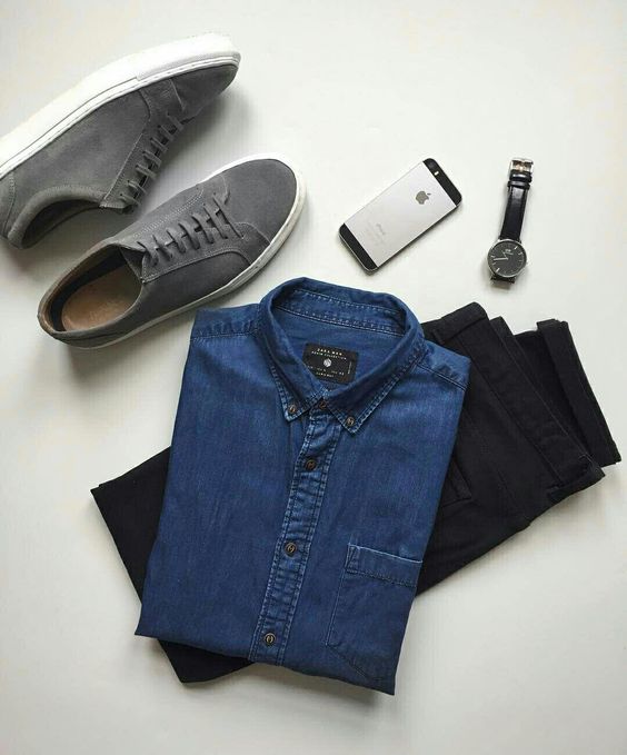 10 Combos simples! Moda Masculina e Tomboy! Imagem: Pinterest / Reprodução 